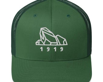 Zion National Park Trucker Hat | Desert Rock Mesh Back Cap | 1919 Adjustable Hat
