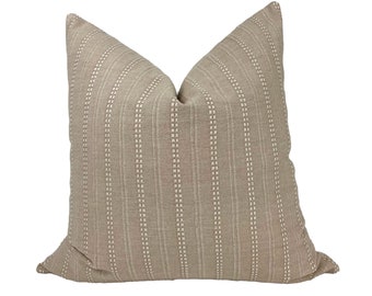 Nude Chiang Mai Pillow Cover, Neutral Pillow