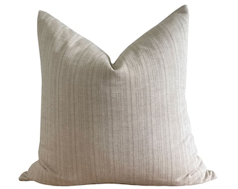 Natural Stripe Pillow Cover, Minmalist Pillows