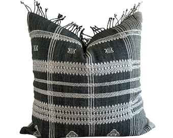 20" Wool Pillow Cover, Designer Woven Pillows