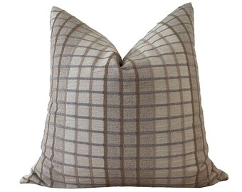 Plaid Pillow Cover.