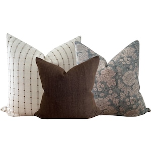 Neutral Pillow Combination | Set of 3 Covers | Pillow Cover Combo