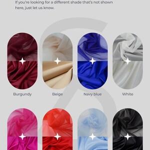 May include: A chart showing eight different fabric colors for a corset. The colors are burgundy, beige, navy blue, white, pink, red, baby blue, and black.