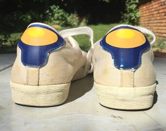 Chaussures De Tennis Vintage Années 60 Coupe Du Monde - Taille 10 US - Occasion Très Bon État