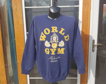 world gym sweatshirt