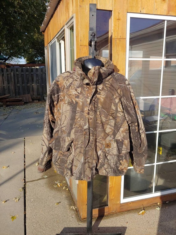 90s Duxbak hardwoods camo heavyweight hooded winte