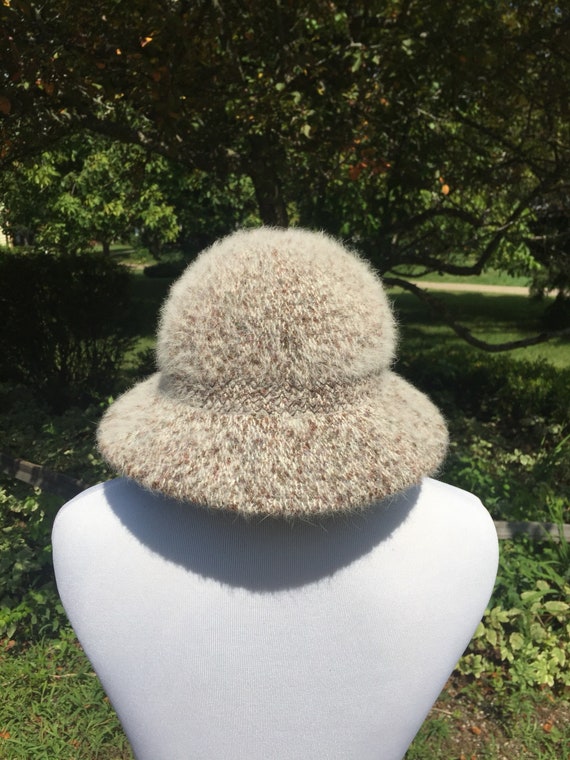 80s-90s Kangol Design fuzzy angora feathered Hat C