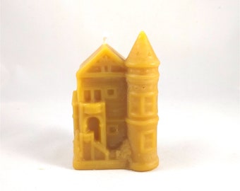 San Francisco Souvenir ~ Townhouse Candle, Town Home, Full House Candle (100% Beeswax Candle)