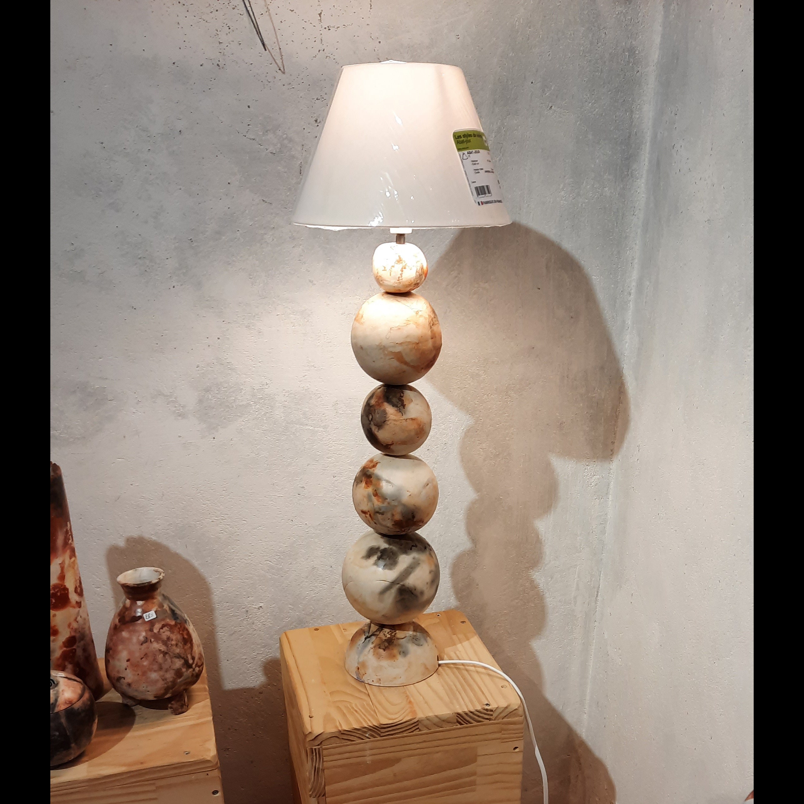 Pied de Lampe Zen Cuisson Primitive