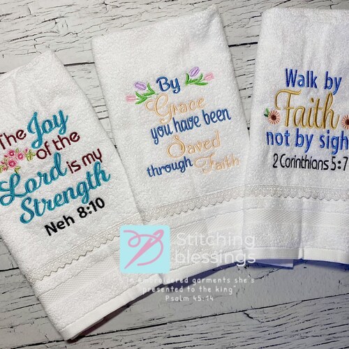 Love Mississippi Embroidered Cotton Flour Sack Tea Towel 