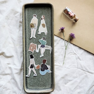Set di adesivi trasparenti per ragazze Holiday, Planer & Journal Sticker, Mädchen Sticker