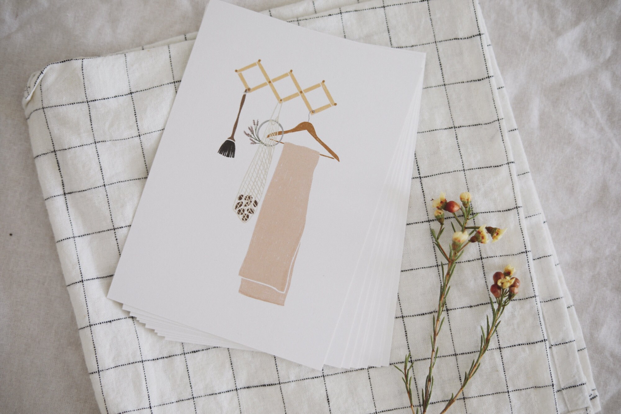 Kleine Küche Postkarte Neues zu Hause Karte Home | Etsy