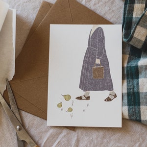 Postkarte : Cozy Moment / Pear