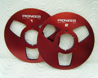Mint Condition Crown Silver 10.5/" inch Metal Reels for 1//4/" tape New
