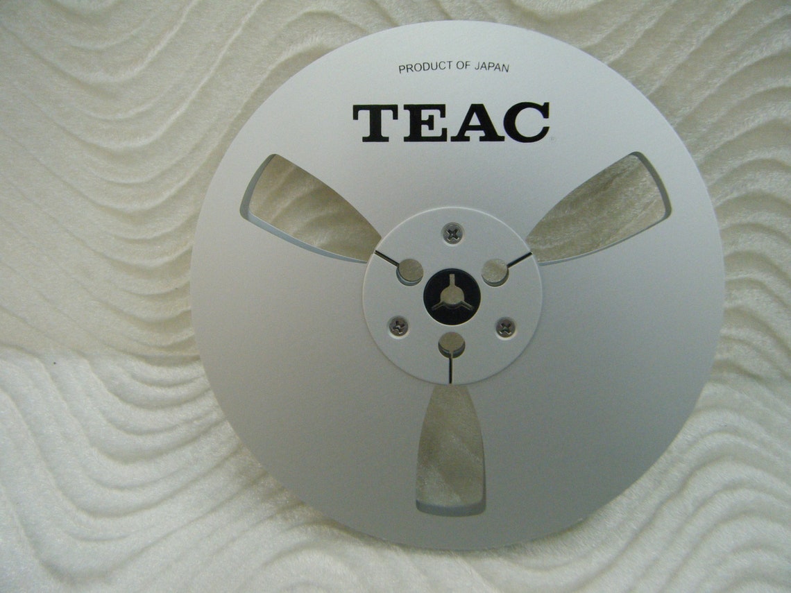 Teac 7 Anodized Aluminum metal take up Reel for Etsy