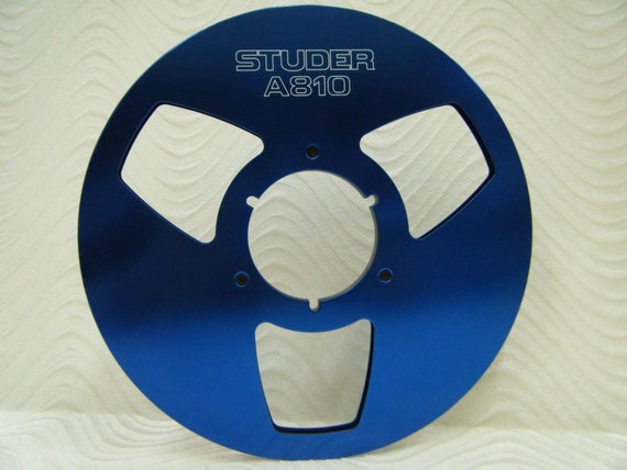 Red Pioneer PR-100 NAB Anodized Aluminum 10.5/" Metal Reel for 1//4/" tape USA MADE