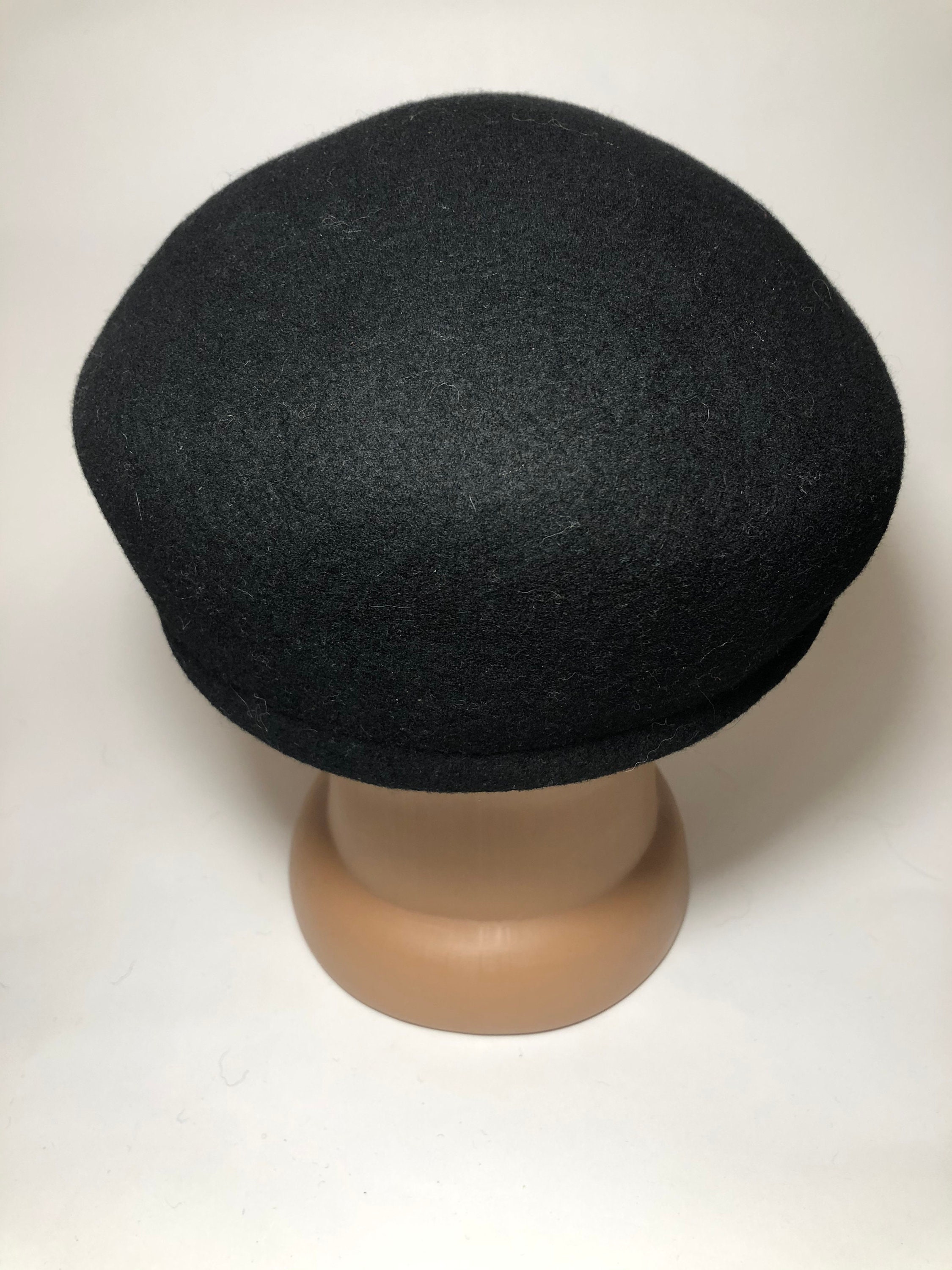 100% Real Wool Black Cap Warm Men Hat Driver Flat Cap Wool | Etsy