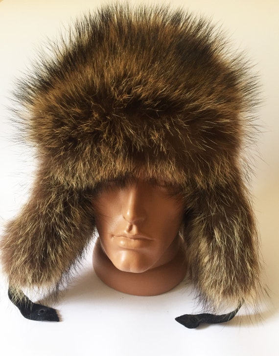Ledamon 100/% Shearling Sheepskin Leather Winter Bomber Russian Aviator Trooper Trapper Ushanka Hat for Men Women