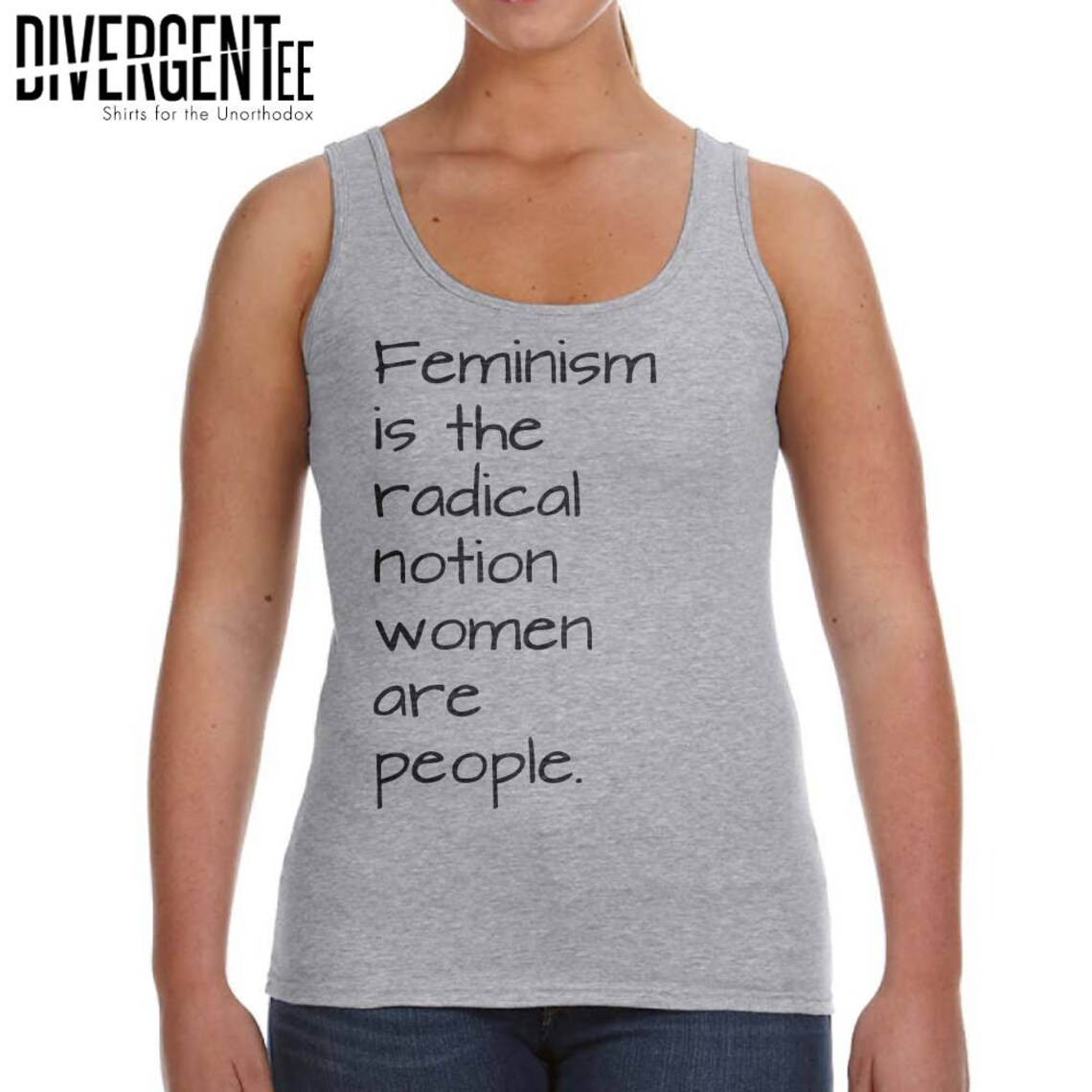 Feminism shirt is the radical notion women are people woman up | Etsy