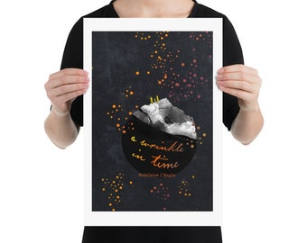 A Wrinkle in Time Art Print - Gifts for Book Lovers - Literary Gifts - Madeleine L&#39;Engle