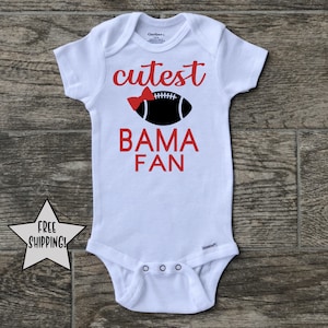 Bama Onesie, College Football onesie, Alabama football onesie