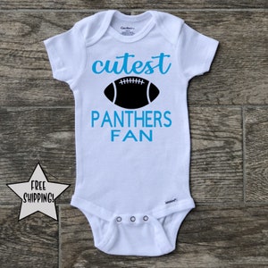 Carolina Panthers onesie, NFL onesie