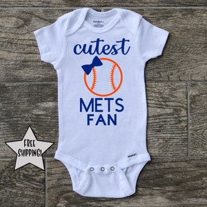 NY Mets onesie, MLB onesie, Baseball Onesie