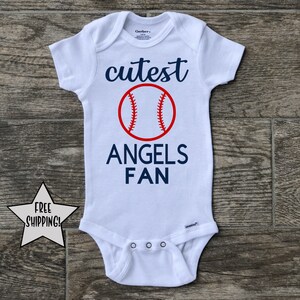 Los Angeles Angels onesie, MLB onesie, Baseball Onesie