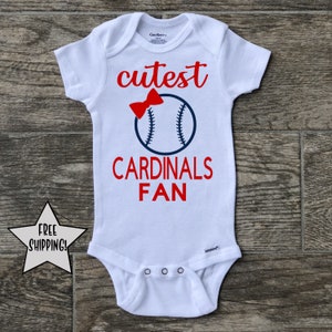 St. Louis Cardinals onesie, MLB onesie, Baseball Onesie