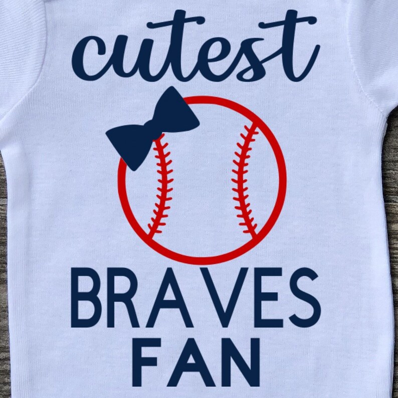 Atlanta Braves Onesie MLB Onesie Baseball Onesie Etsy