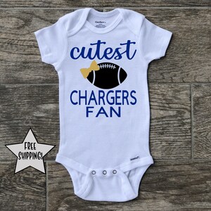 Chargers onesie, NFL onesie