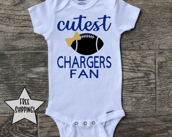 Chargers onesie, NFL onesie
