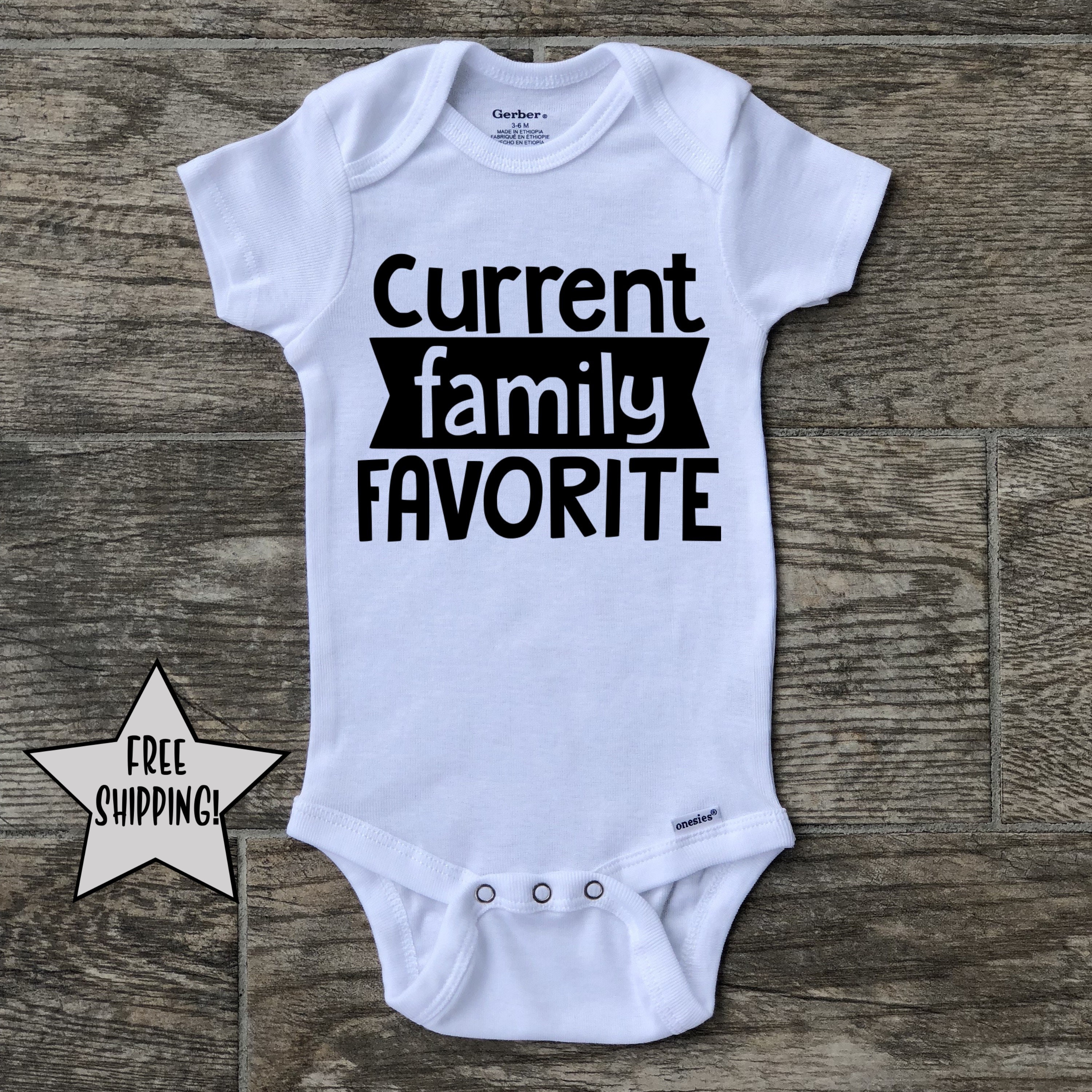 Current family favorite onesie hot sale