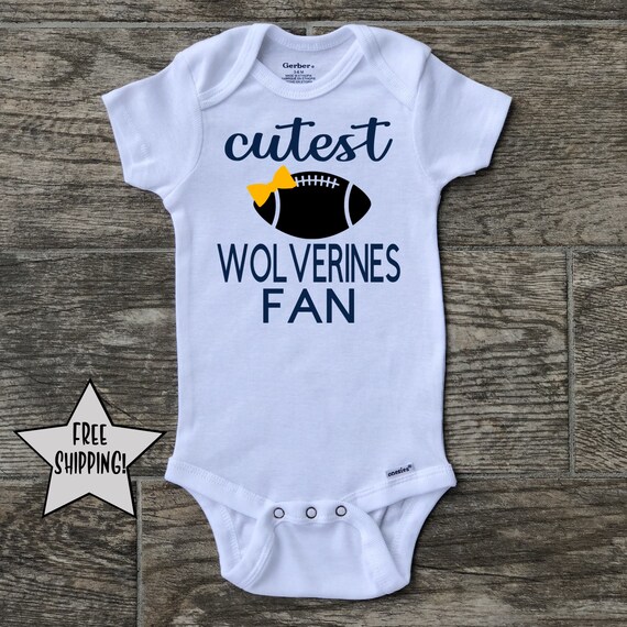michigan wolverines onesie