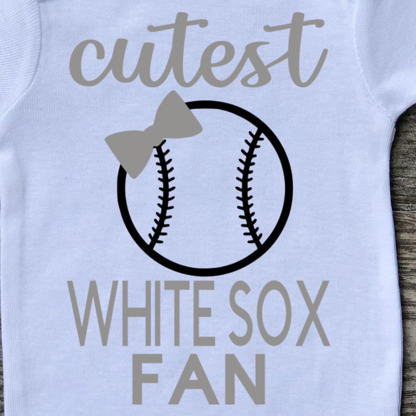 Chicago White Sox onesie, MLB onesie, Baseball Onesie Etsy España
