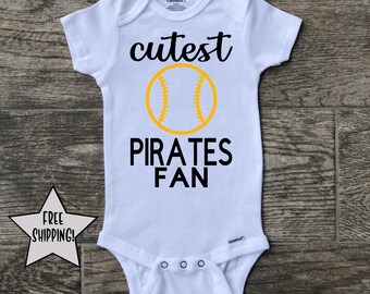 Pittsburgh Pirates onesie, MLB onesie, Baseball Onesie