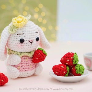 Sophie la lapine - Crochet tutorial French, English, Spanish - crochet rabbit, rabbit plush, crochet bunny