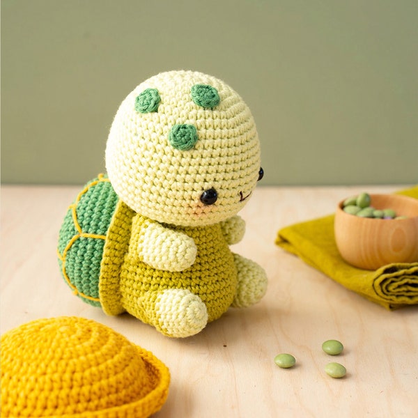 Theo the turtle  - amigurumi turtle/ crochet pattern/ instant download