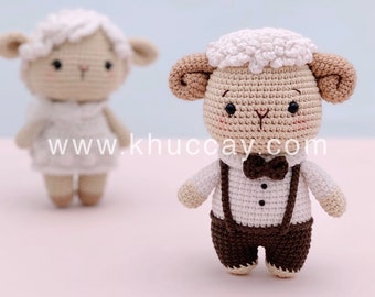 Crochet pattern amigurumi: Darcy (English/Français/Espanol/Tieng Viet) - PDF pattern, instant download