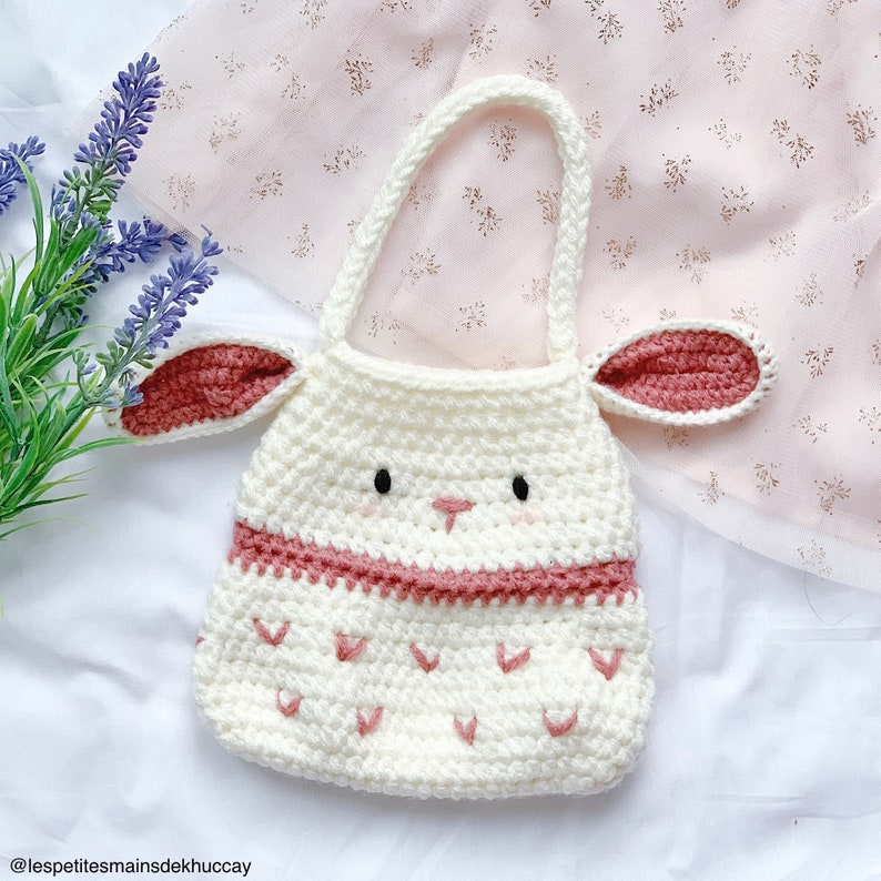 Crochet pattern: Little Bunny Bag image 1