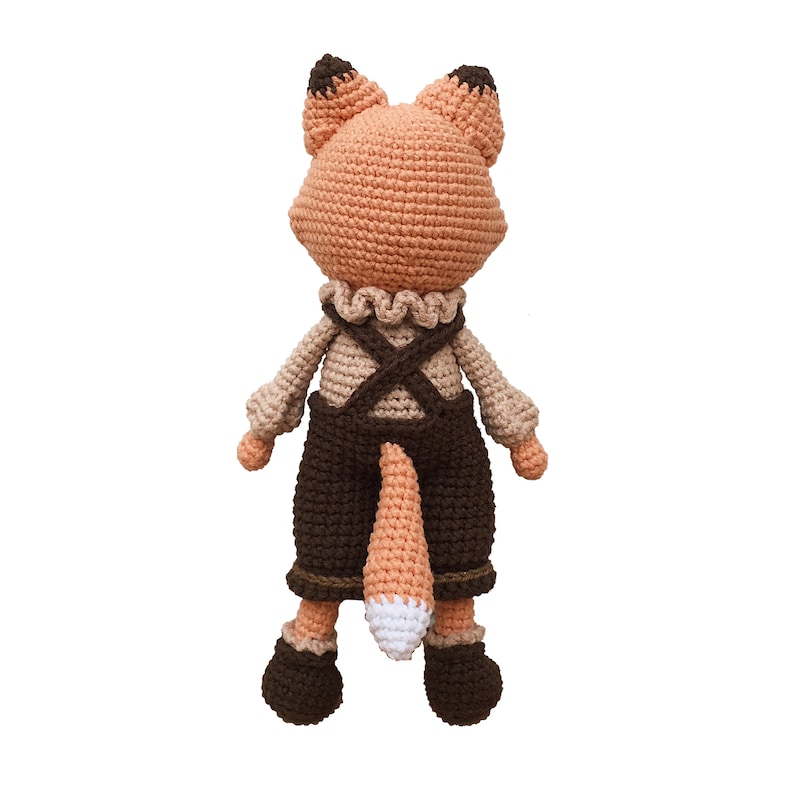English/Spanish/French/Vietnamese crochet pattern amigurumi: KITSU THE FOX imagem 3
