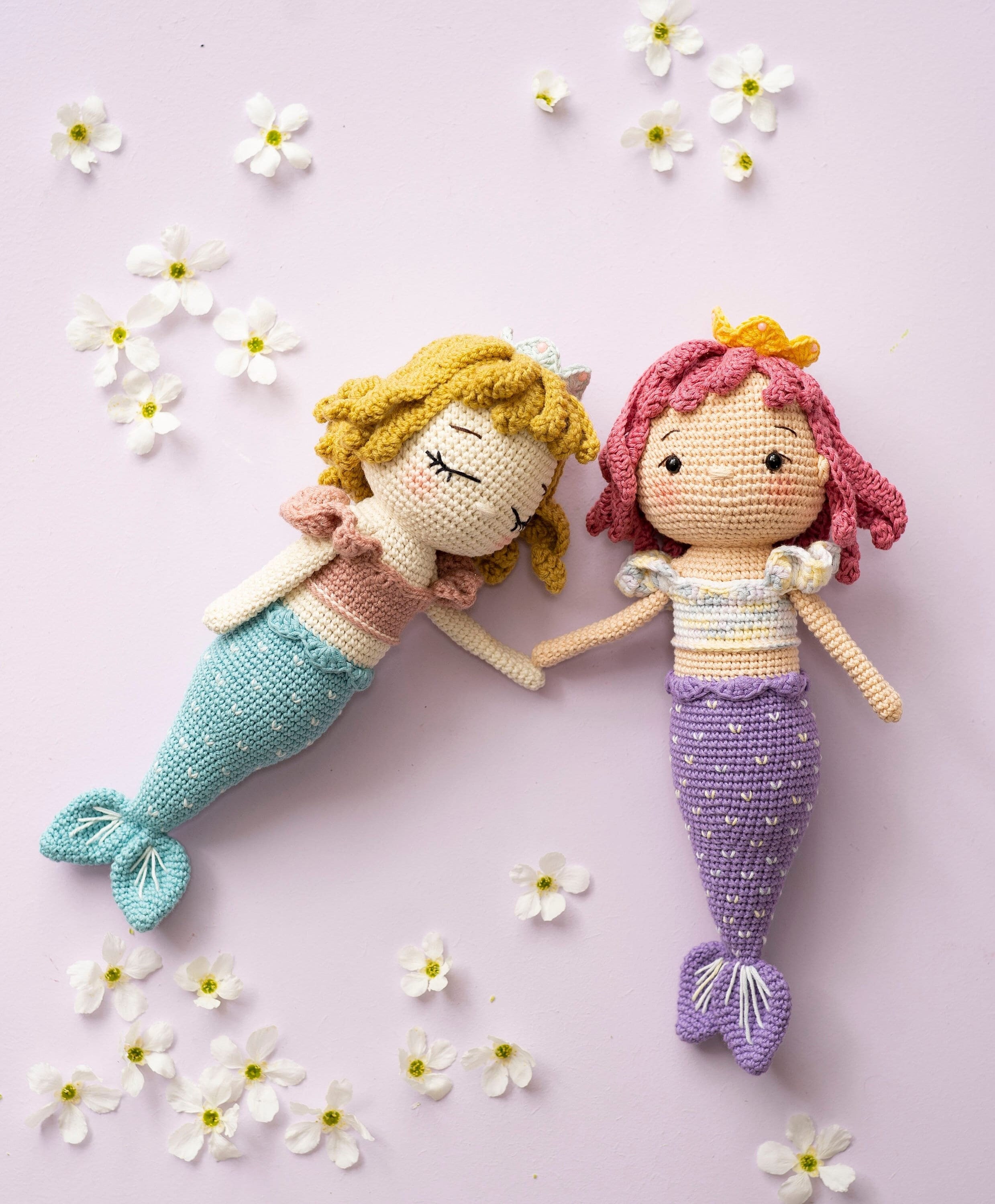 Sakura the Mermaid - Crochet Tutorial (french/english/vietnamese