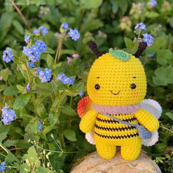 ミツバチのアン - かぎ針編みチュートリアル (フランス語/英語