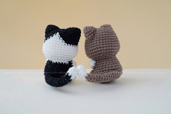 Pack of 6 Crochet Patterns Mini Cats (english, French Pack of 6 Crochet Patterns Mini Cats (english, French