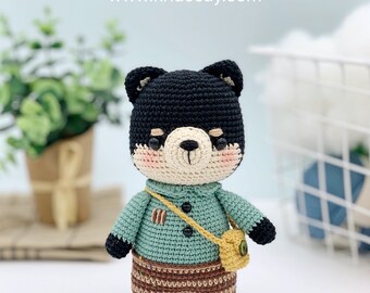 Françai/English/Espanol/Tieng Viet あみぐるみかぎ針編みパターン