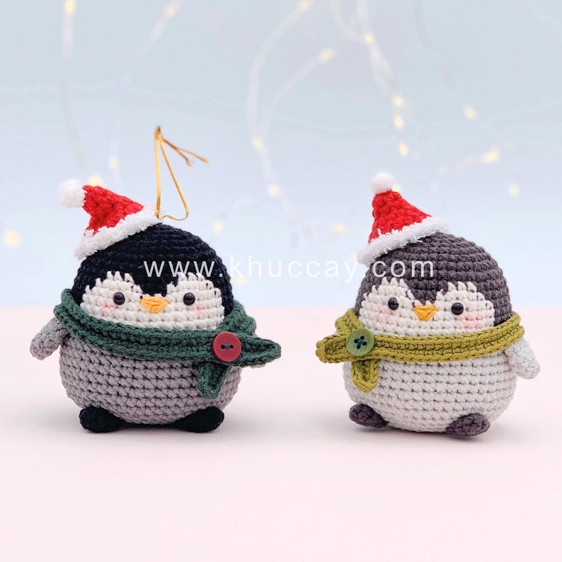 CROCHET PATTERN AMIGURUMI: Pew the baby penguin English/Français/Espanol image 5