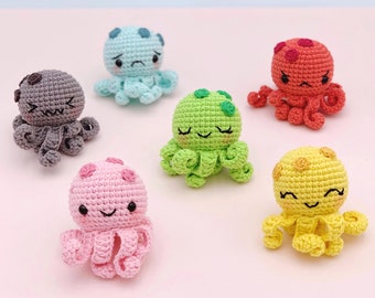 Crochet pattern: The color octopus (English/ Français/Spanish)