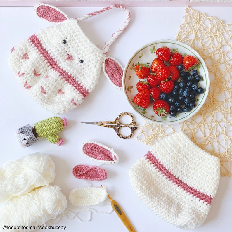 Crochet pattern: Little Bunny Bag image 2