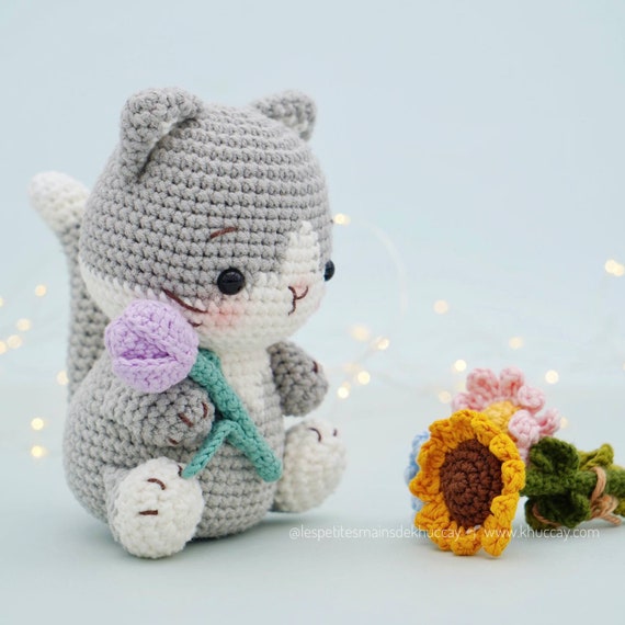 Kit crochet chat-licorne 15 cm - Vegaooparty