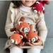 CROCHET PATTERN : Zeda the red panda (amigurumi red panda, crochet tutorial red panda)